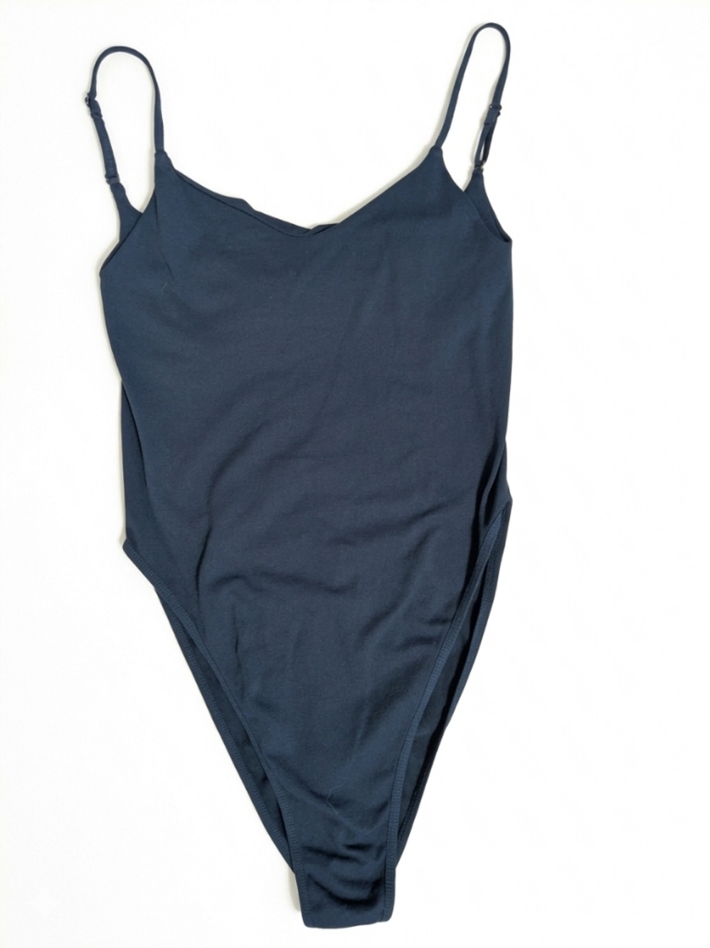 Free People Intimately Navy Blue Seamless Bodysuit - Size XS/S - Adjustable